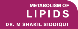 Metabolism of Lipids